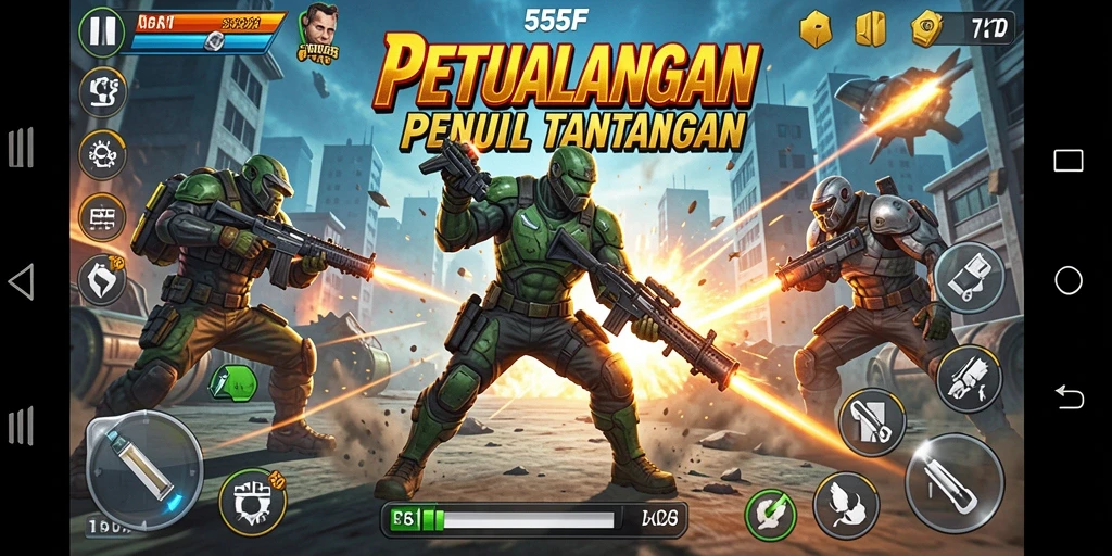 Tampilan menarik dari gameplay aksi <strong>555F</strong> yang penuh tantangan.