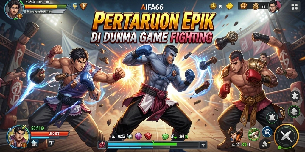 Screenshot AIFA66 menampilkan aksi pertarungan yang intens dan mendebarkan.