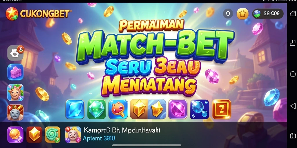 Tampilan menarik dari gameplay CUKONGBET yang penuh warna.