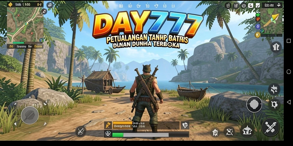 Tampilan gameplay menarik dari dunia terbuka DAY777.