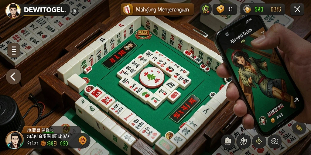 Gameplay Mahjong yang seru dan menantang di DEWITOGEL.