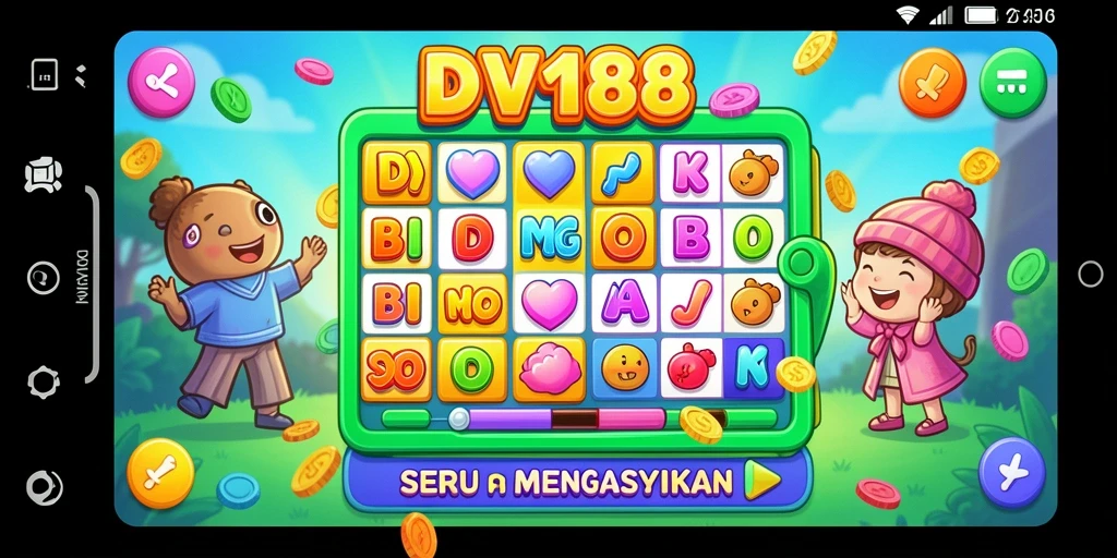 Tangkapan layar DV188 menampilkan gameplay Bingo yang seru dan interaktif.