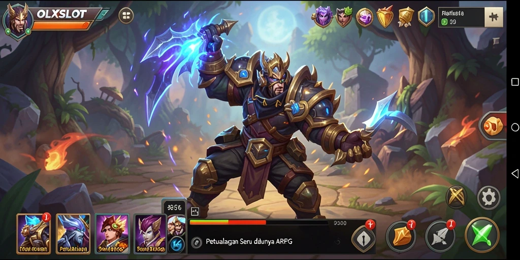 Tampilan gameplay ARPG OLXSLOT yang mendebarkan dan penuh aksi.