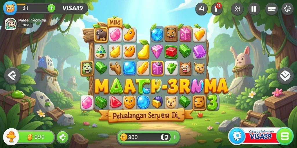 Tampilan gameplay seru dalam <strong>VISA89</strong> dengan kombinasi gambar penuh warna.