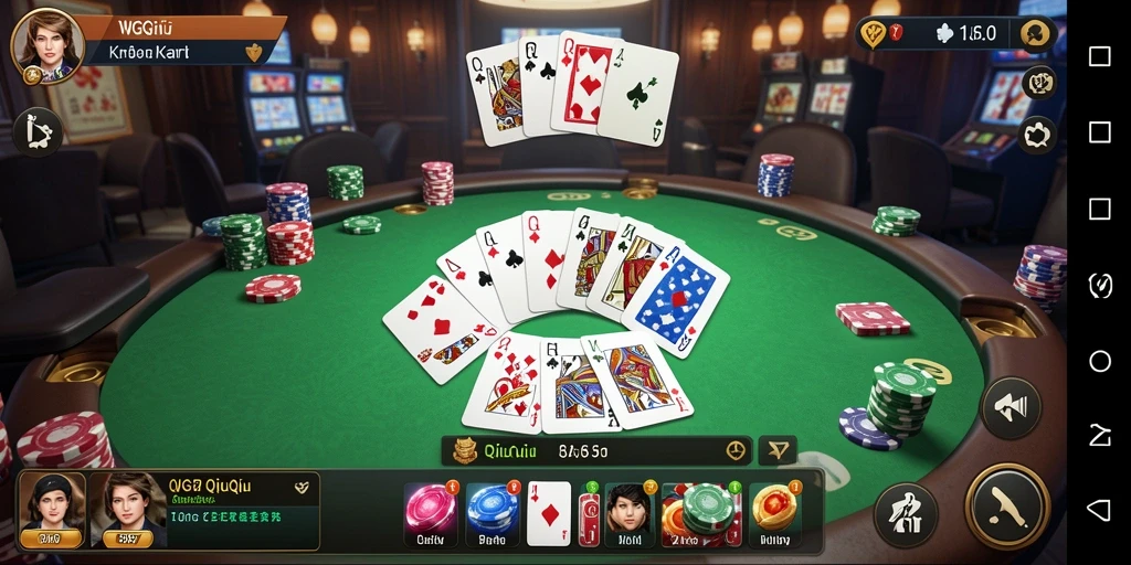 Screenshot gameplay QiuQiu di WG87 yang seru dan menantang.