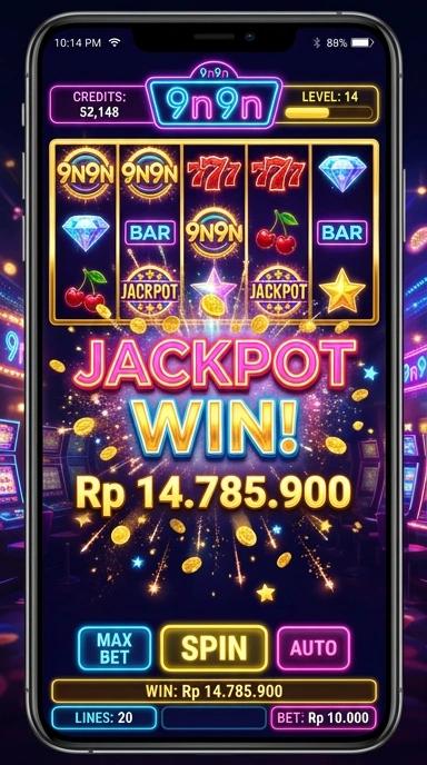 Pilih aplikasi favorit Anda lewat 9n9n dengan mudah.